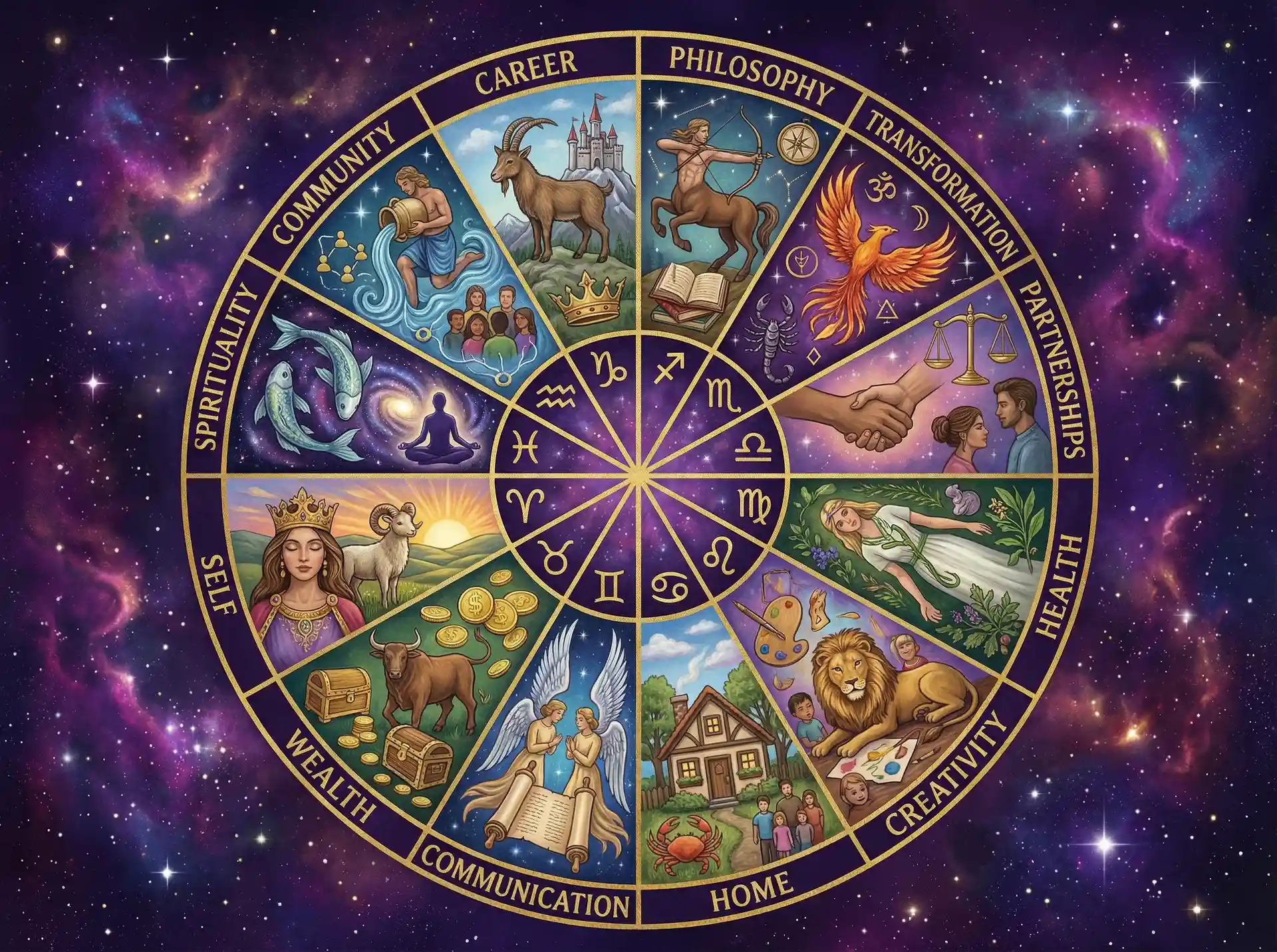 十二宫位解析 - 性爱大师第一季 | 占星学知识